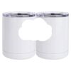 10 oz. White Stainless Steel Short Tumbler Thumbnail