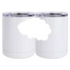 10 oz. White Stainless Steel Short Tumbler Thumbnail