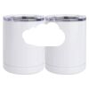 10 oz. White Stainless Steel Short Tumbler Thumbnail
