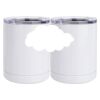 10 oz. White Stainless Steel Short Tumbler Thumbnail