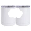 10 oz. White Stainless Steel Short Tumbler Thumbnail