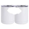 10 oz. White Stainless Steel Short Tumbler Thumbnail