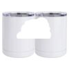 10 oz. White Stainless Steel Short Tumbler Thumbnail