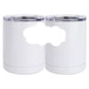 10 oz. White Stainless Steel Short Tumbler Thumbnail