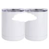 10 oz. White Stainless Steel Short Tumbler Thumbnail