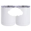 10 oz. White Stainless Steel Short Tumbler Thumbnail