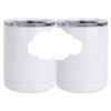 10 oz. White Stainless Steel Short Tumbler Thumbnail