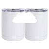 10 oz. White Stainless Steel Short Tumbler Thumbnail