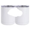 10 oz. White Stainless Steel Short Tumbler Thumbnail
