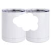 10 oz. White Stainless Steel Short Tumbler Thumbnail