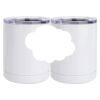 10 oz. White Stainless Steel Short Tumbler Thumbnail