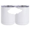 10 oz. White Stainless Steel Short Tumbler Thumbnail