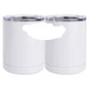 10 oz. White Stainless Steel Short Tumbler Thumbnail