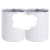 10 oz. White Stainless Steel Short Tumbler Thumbnail
