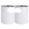 10 oz. White Stainless Steel Short Tumbler Thumbnail