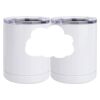 10 oz. White Stainless Steel Short Tumbler Thumbnail