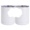10 oz. White Stainless Steel Short Tumbler Thumbnail