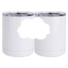 10 oz. White Stainless Steel Short Tumbler Thumbnail