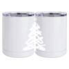 10 oz. White Stainless Steel Short Tumbler Thumbnail