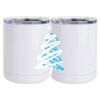 10 oz. White Stainless Steel Short Tumbler Thumbnail