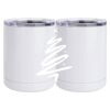 10 oz. White Stainless Steel Short Tumbler Thumbnail