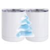 10 oz. White Stainless Steel Short Tumbler Thumbnail