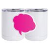 10 oz. White Stainless Steel Short Tumbler Thumbnail
