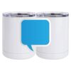 10 oz. White Stainless Steel Short Tumbler Thumbnail