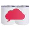 10 oz. White Stainless Steel Short Tumbler Thumbnail