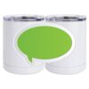 10 oz. White Stainless Steel Short Tumbler Thumbnail