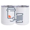 10 oz. White Stainless Steel Short Tumbler Thumbnail