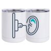 10 oz. White Stainless Steel Short Tumbler Thumbnail