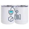 10 oz. White Stainless Steel Short Tumbler Thumbnail