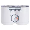 10 oz. White Stainless Steel Short Tumbler Thumbnail