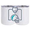 10 oz. White Stainless Steel Short Tumbler Thumbnail