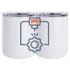 10 oz. White Stainless Steel Short Tumbler Thumbnail