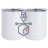 10 oz. White Stainless Steel Short Tumbler Thumbnail