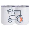 10 oz. White Stainless Steel Short Tumbler Thumbnail