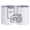 10 oz. White Stainless Steel Short Tumbler Thumbnail