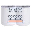 10 oz. White Stainless Steel Short Tumbler Thumbnail