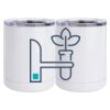 10 oz. White Stainless Steel Short Tumbler Thumbnail