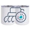 10 oz. White Stainless Steel Short Tumbler Thumbnail