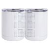 10 oz. White Stainless Steel Short Tumbler Thumbnail