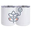 10 oz. White Stainless Steel Short Tumbler Thumbnail