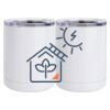 10 oz. White Stainless Steel Short Tumbler Thumbnail