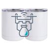 10 oz. White Stainless Steel Short Tumbler Thumbnail