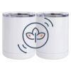 10 oz. White Stainless Steel Short Tumbler Thumbnail