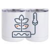 10 oz. White Stainless Steel Short Tumbler Thumbnail