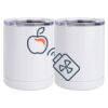 10 oz. White Stainless Steel Short Tumbler Thumbnail