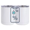 10 oz. White Stainless Steel Short Tumbler Thumbnail